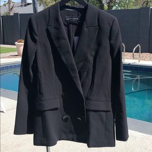 Zara Oversized Double Breasted Blazer